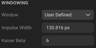 user defined windowing