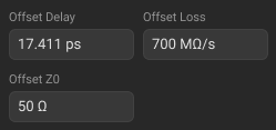 Standard Offset Delay Loss Z0