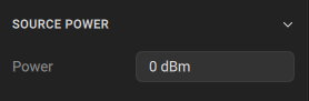 Source Power dBm