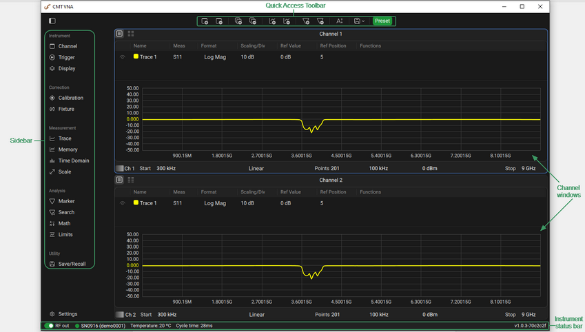 CMT VNA Screenshot Overview