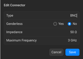 Edit Coaxial Connector