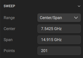 Channel Sweep Center Span