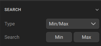 min max marker search