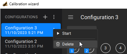 Delete Configuration