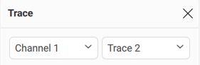 Trace dropdown