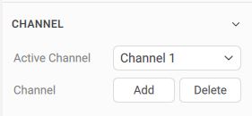 Display Channel menu