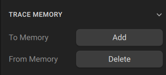 trace memory menu