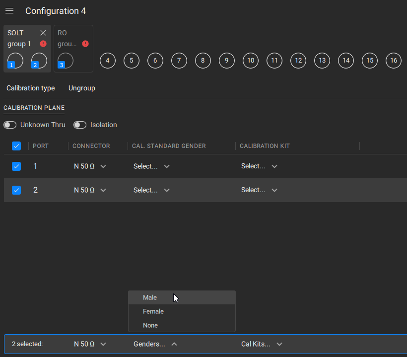 Set Group Parameters