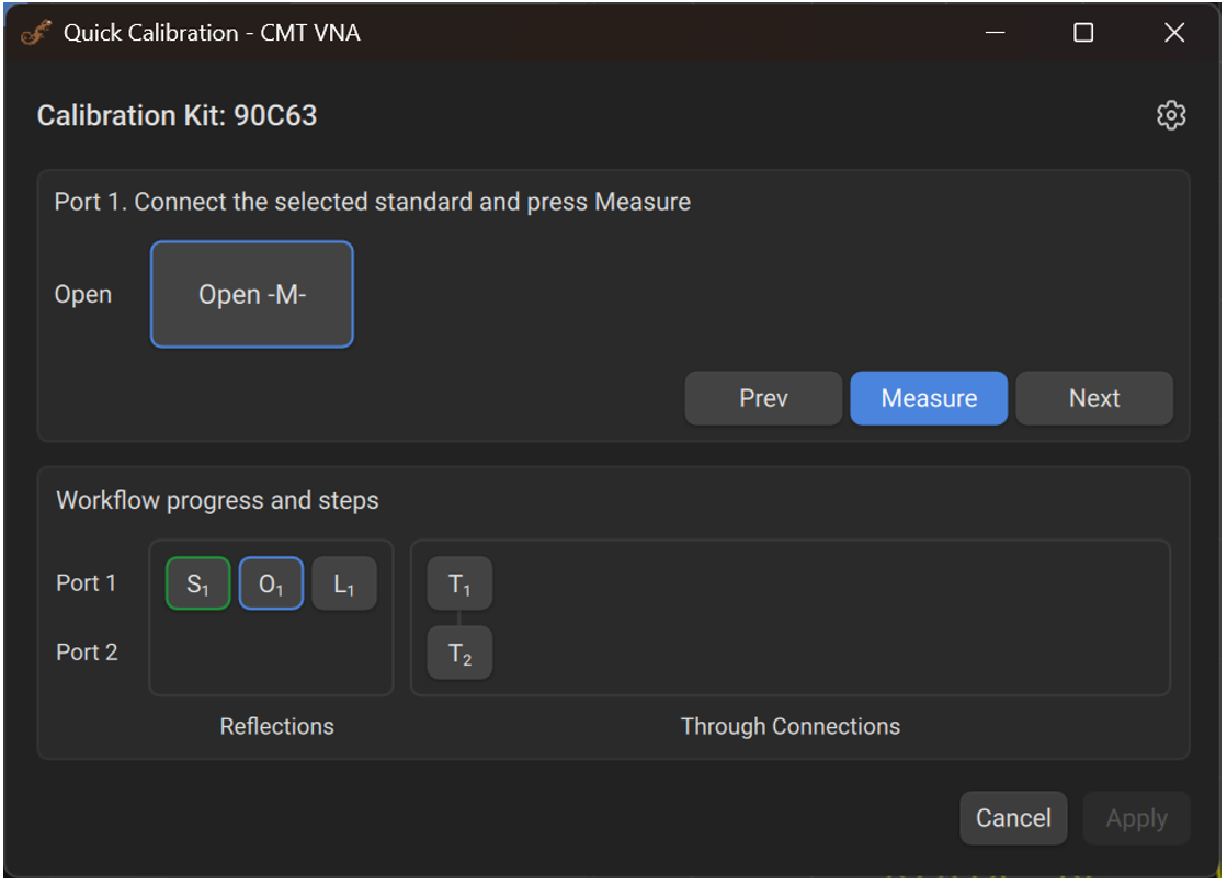 Basic Calibration Window
