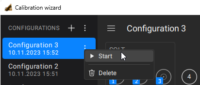 Start Configuration
