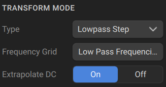 time domain lowpass