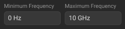 Standard Minimum Maximum Frequency