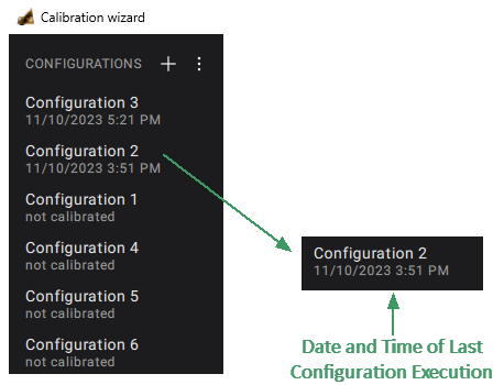 Configuration List