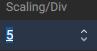 Scaling Edit