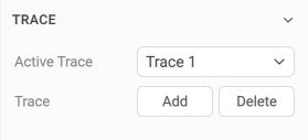 Display Trace menu