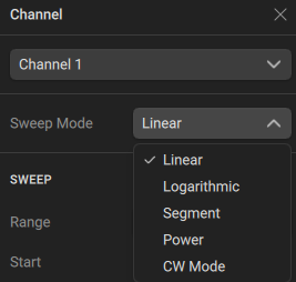 sweep mode