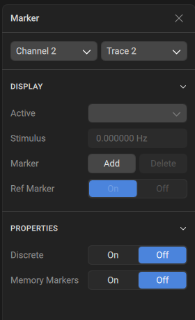 marker menu