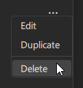 Connectors Deleting Vertical Button