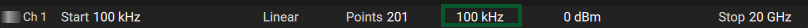channel status if bw