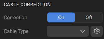 Cable Correction