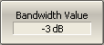 Bandwidth value -3 dB