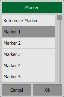 RF Filter Stats marker setting