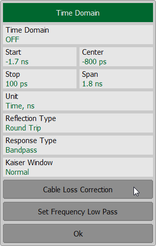 Cable Loss Correction