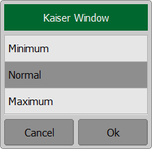 Kaiser Window menu
