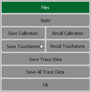 Save Touchstone File