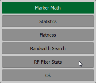 RF Filter Stats