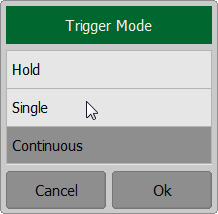 Trigger Mode Single