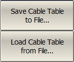 Save Load cable table 