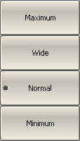 Time domain shape softkeys