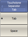 Touchstone separator tab