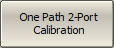 One path 2-port Calibration