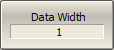 Data trace width