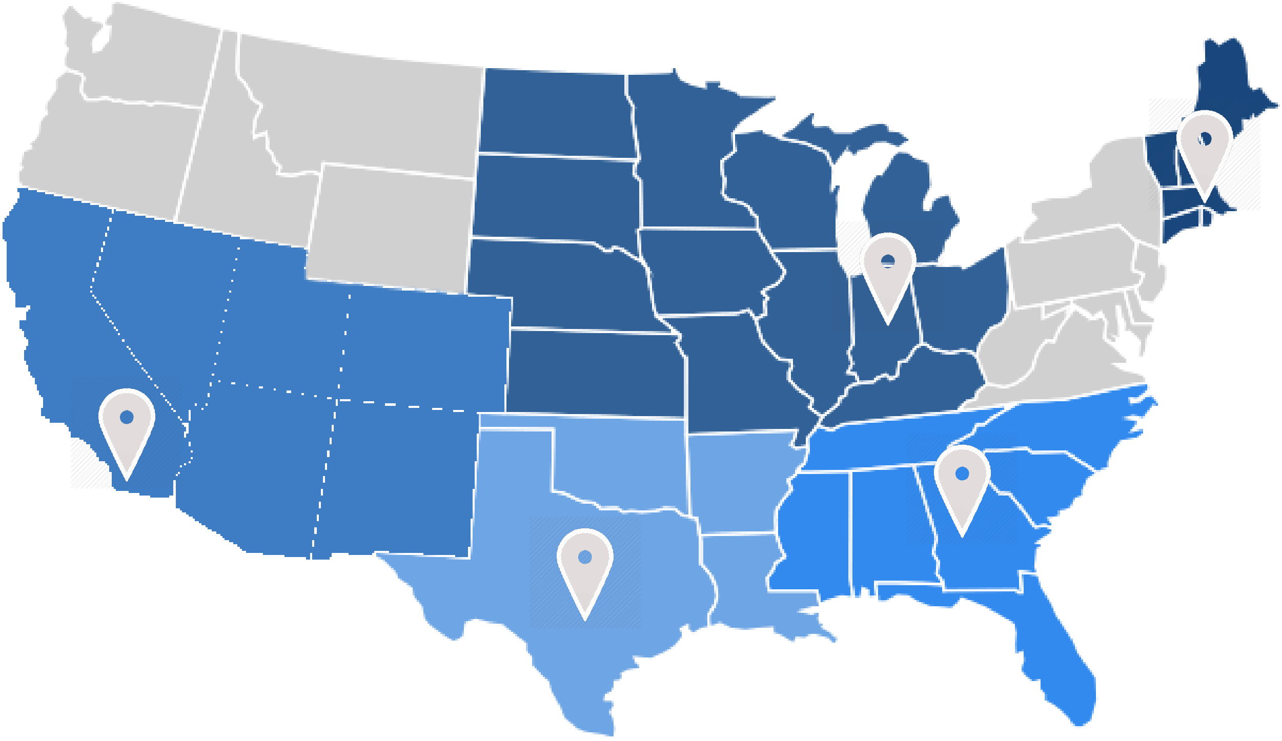 CMT US Sales Territories