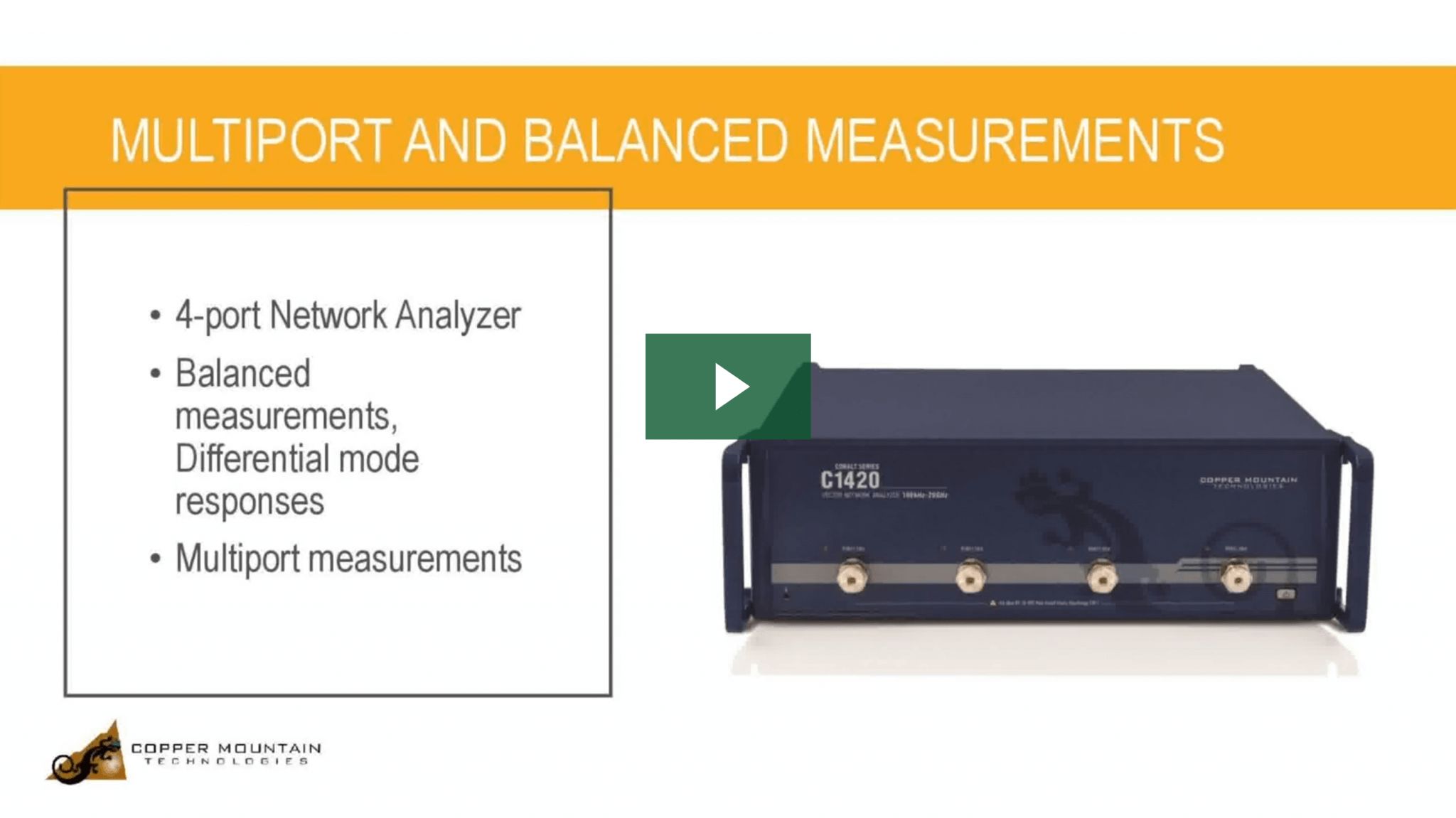 multiport and balanced vna measurements video thumbnail