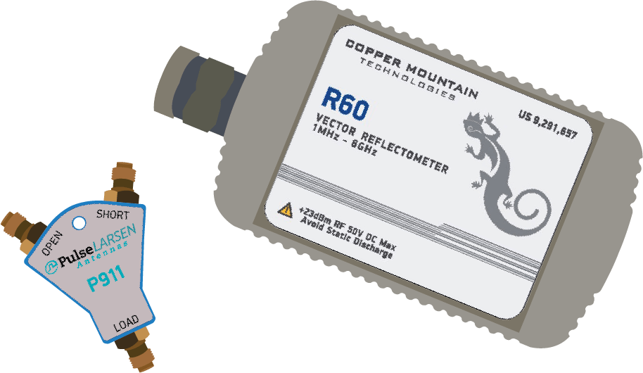 R60 Vector Reflectometer - PulseLarsen Antenna P911