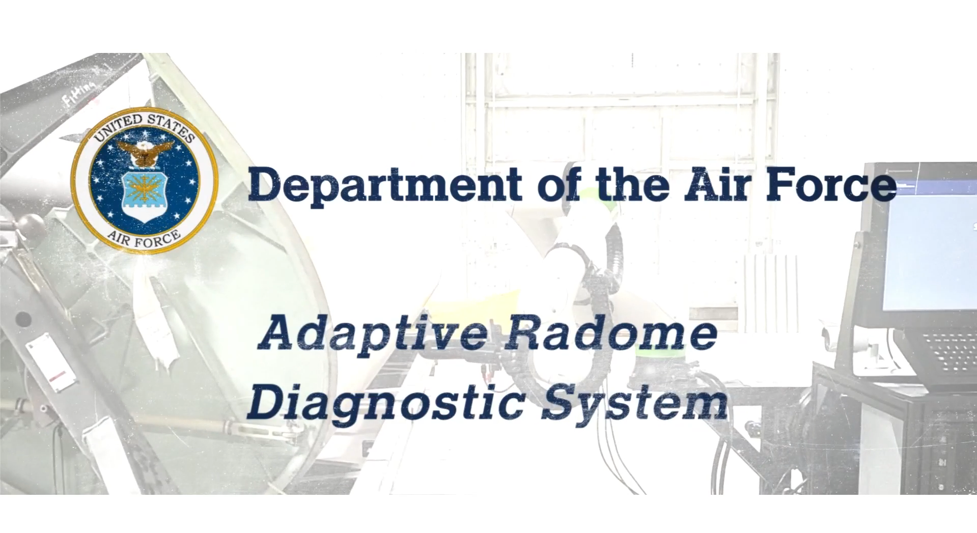 Adaptive Radome Diagnostic System with 1-Port VNA