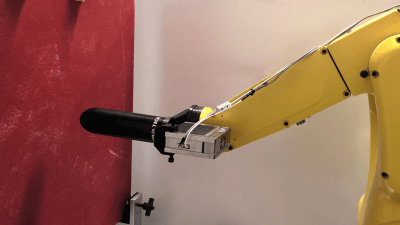 Robotic arm with VNA probe