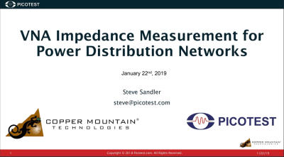 VNA Impedance Measurement