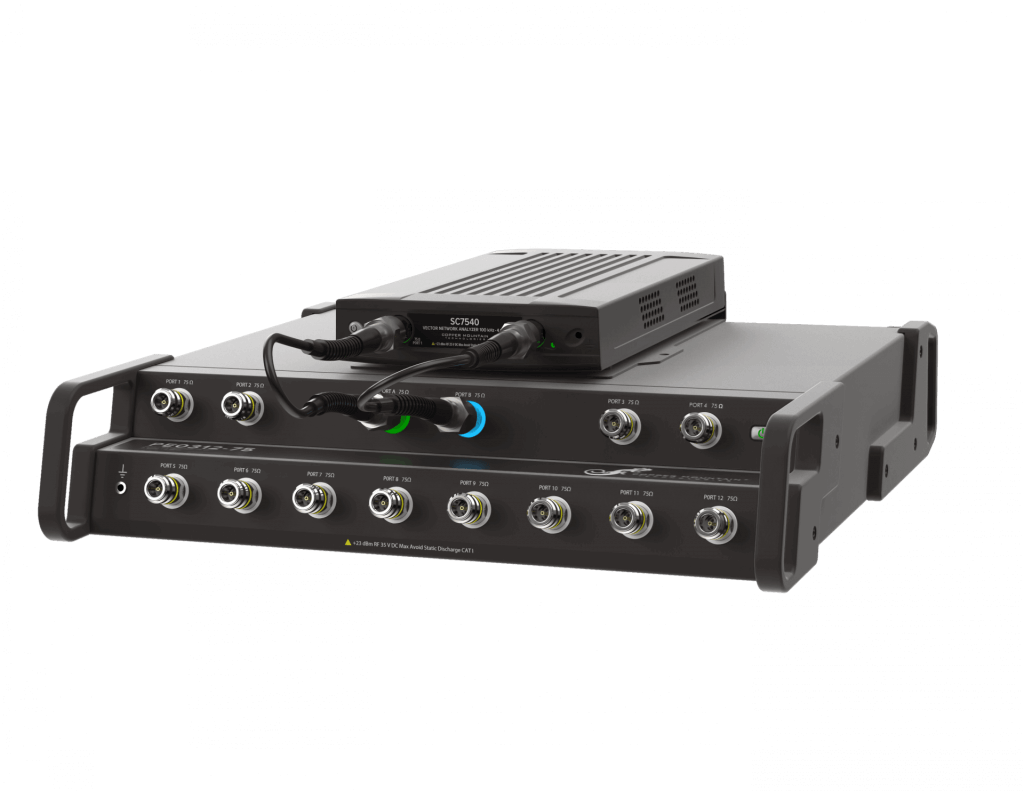 75 Ohm VNA with Port Extender